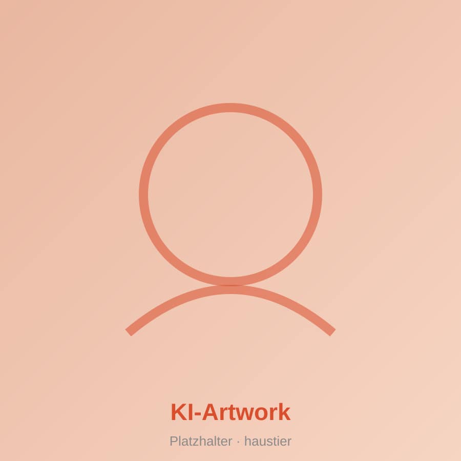 Haustier als KI-Artwork im Stil Cartoon